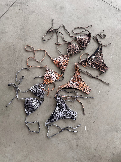 WORDLESS LEOPARD BIKINI FULL SET SS25