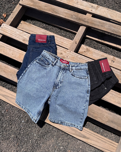 WORDLESS Womans Denim Shorts SS26