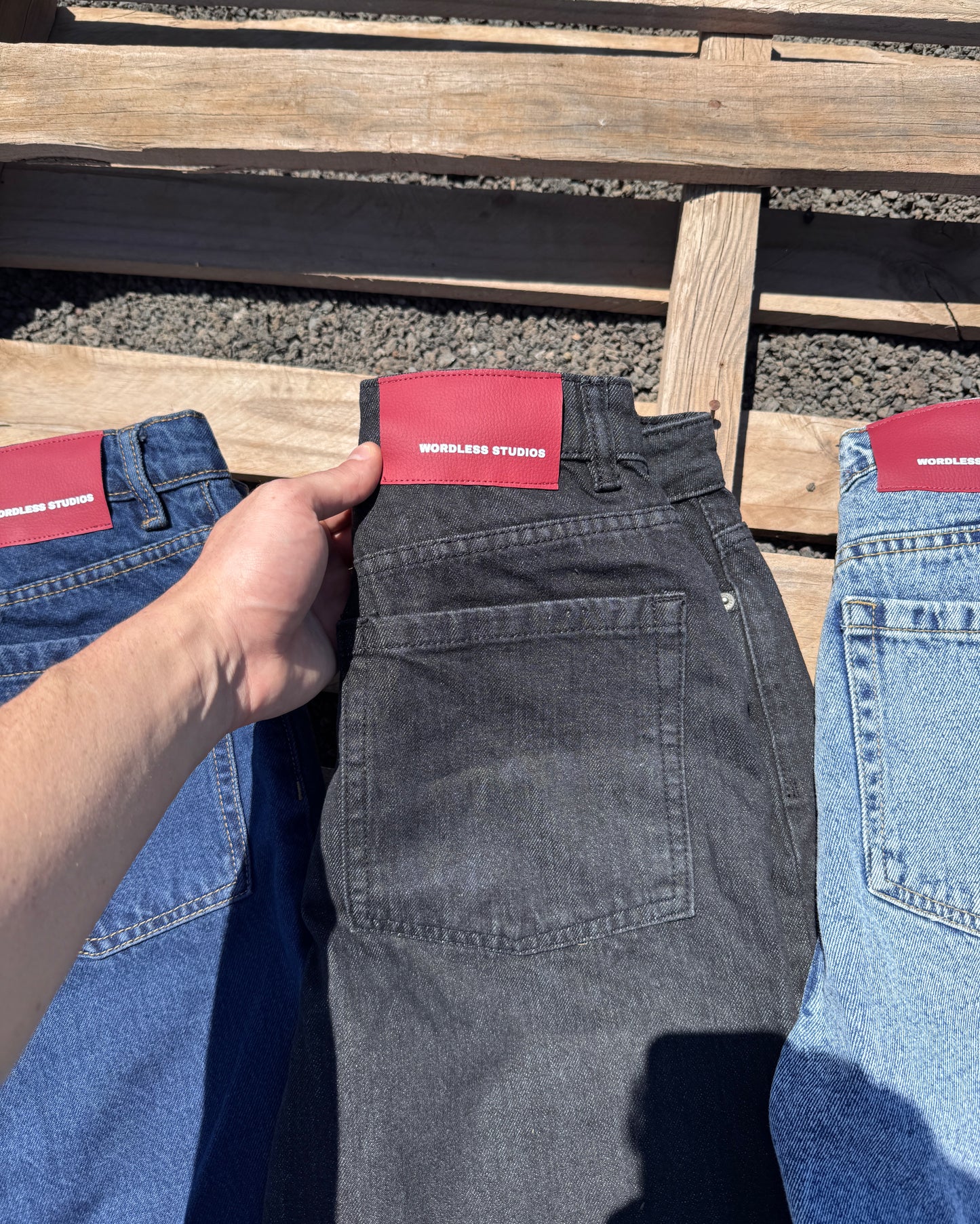 WORDLESS Womans Denim Shorts SS26
