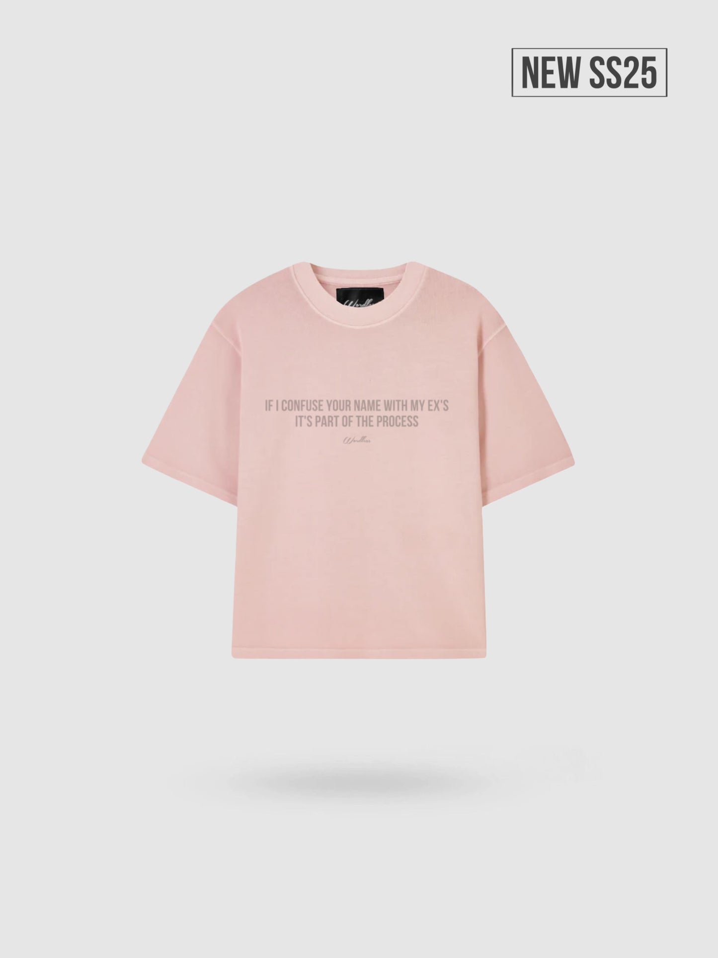WORDLESS BOXY TEE “EX” 300