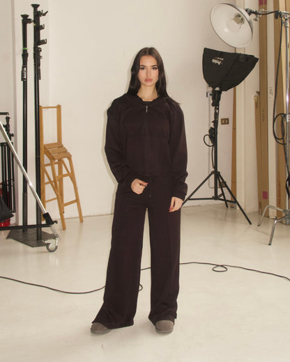 WORDLESS Womans Everyday Half-Zip Hoody 01