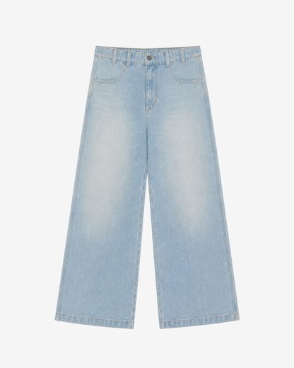 WORDLESS Golden Season Wide-Leg Denim Jeans
