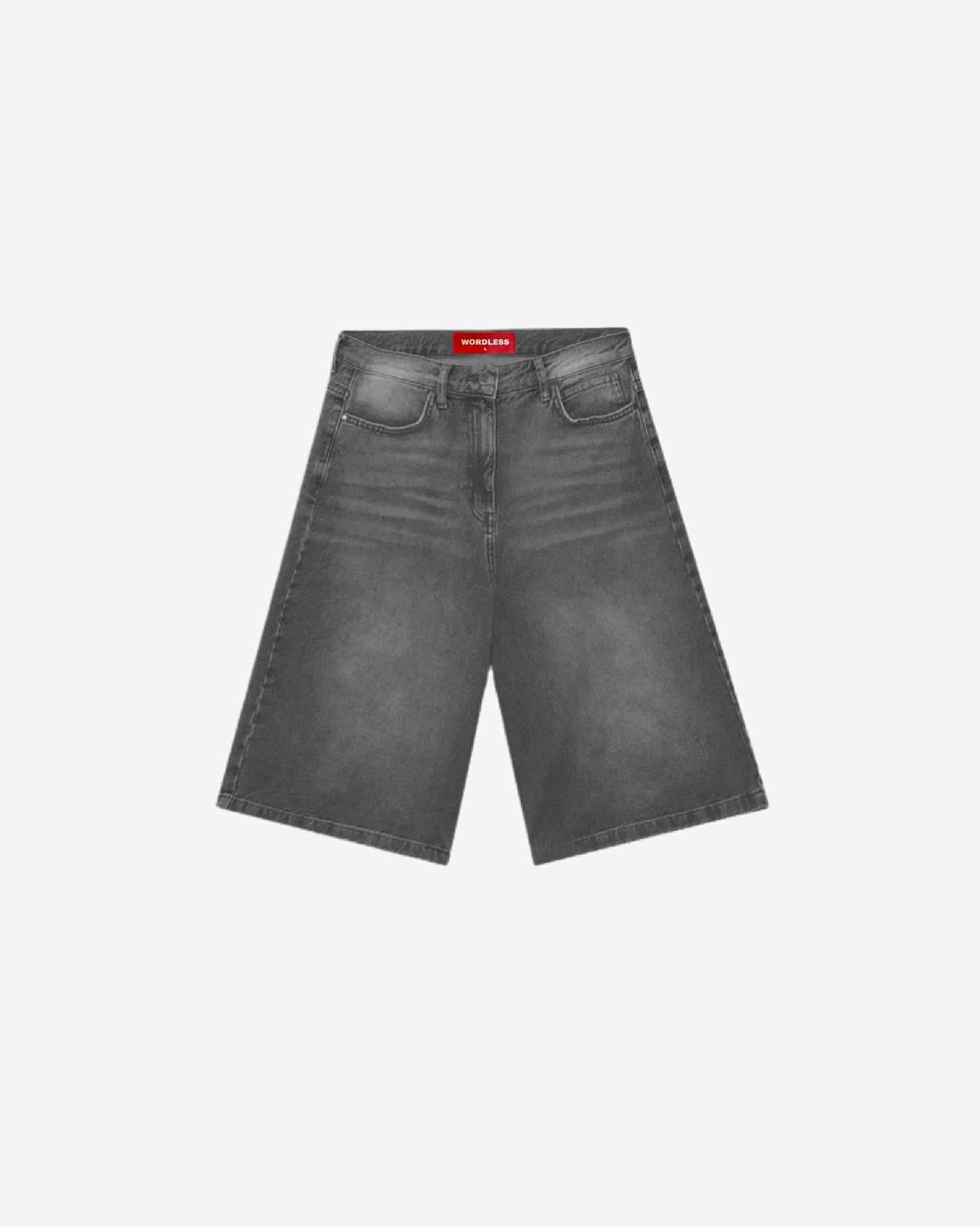 WORDLESS Ash Denim Jorts SS26