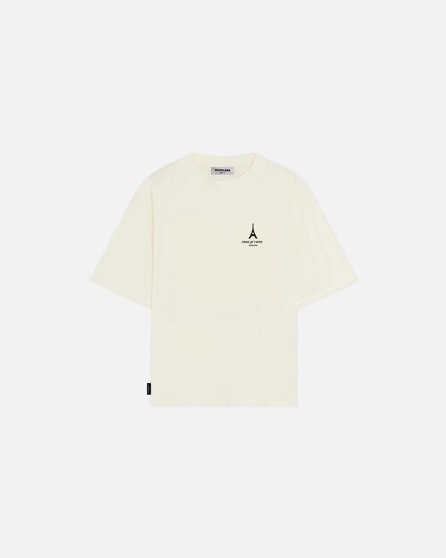 WORDLESS PARIS Je T'Aime Boxy Tee 300