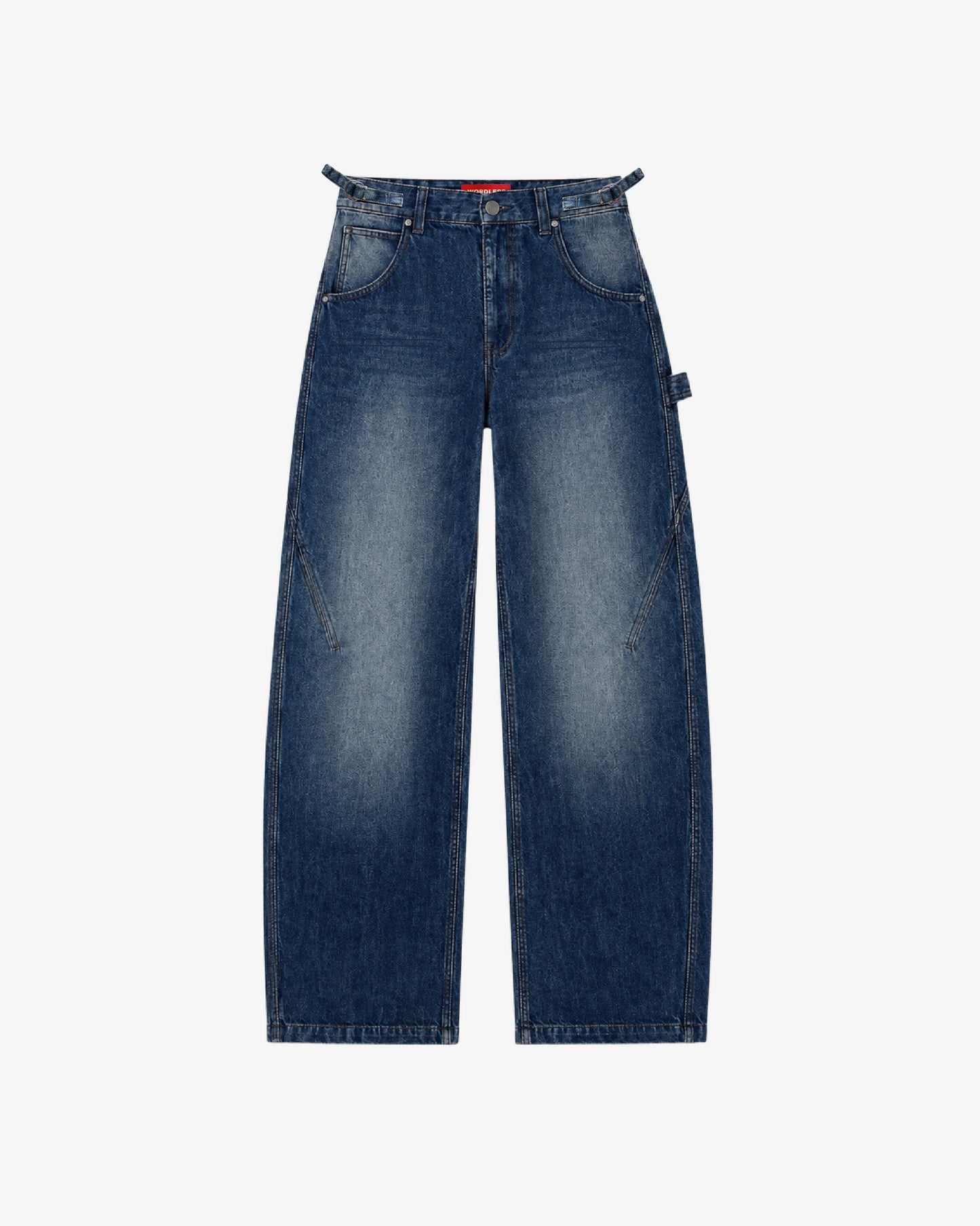 WORDLESS Womans Ash Ballon Denim Jeans
