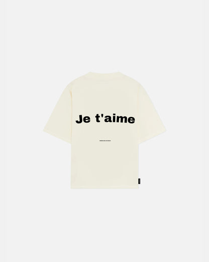 WORDLESS PARIS Je T'Aime Boxy Tee 300