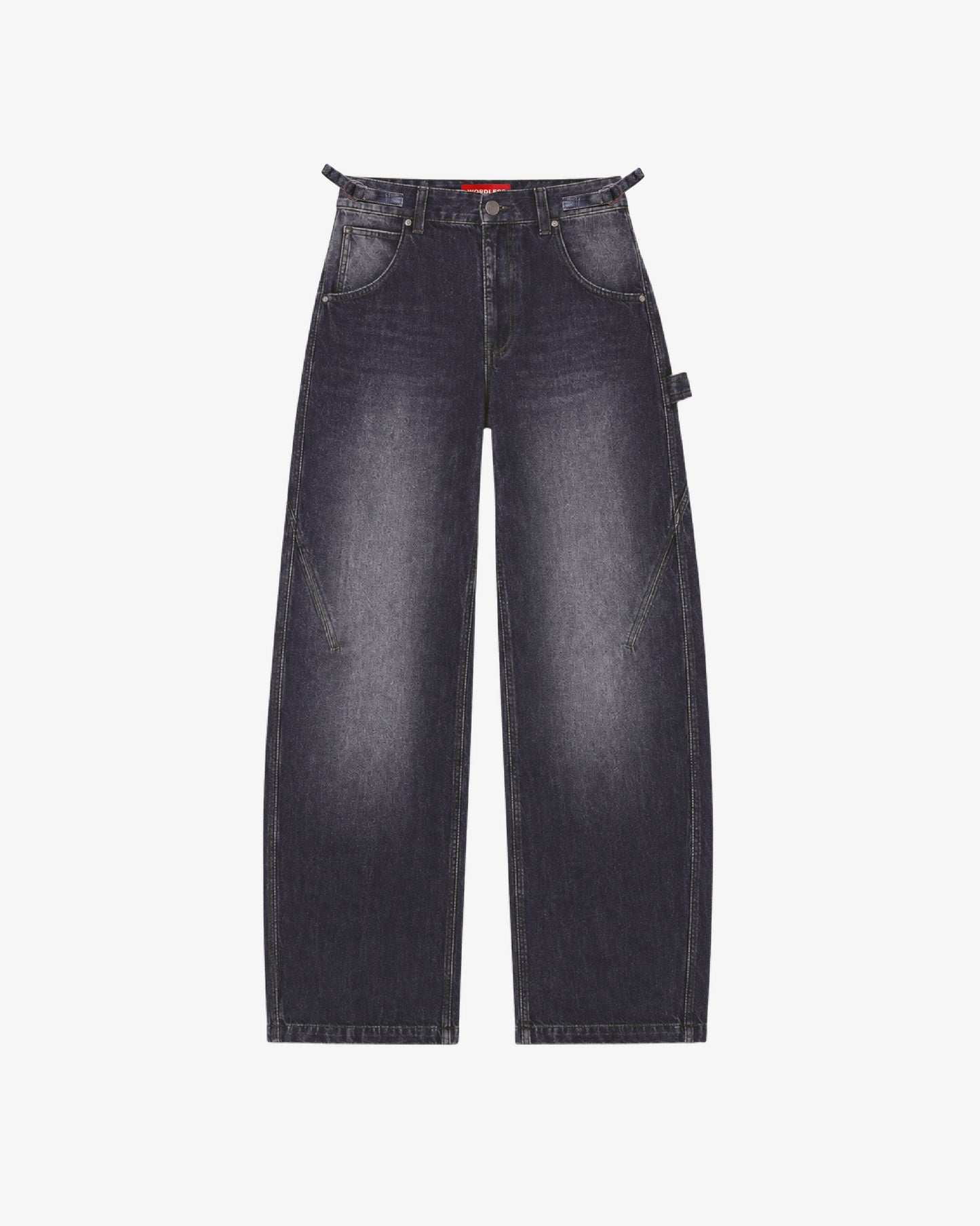 WORDLESS Womans Ash Ballon Denim Jeans