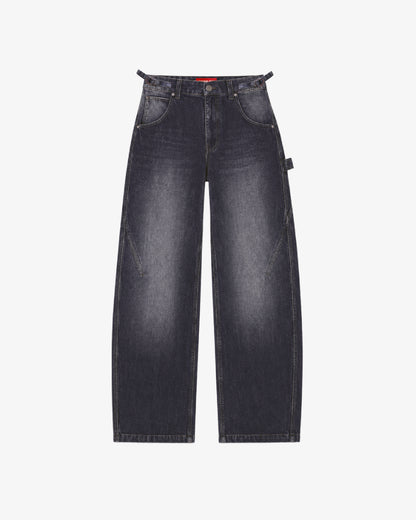 WORDLESS Womans Ash Ballon Denim Jeans