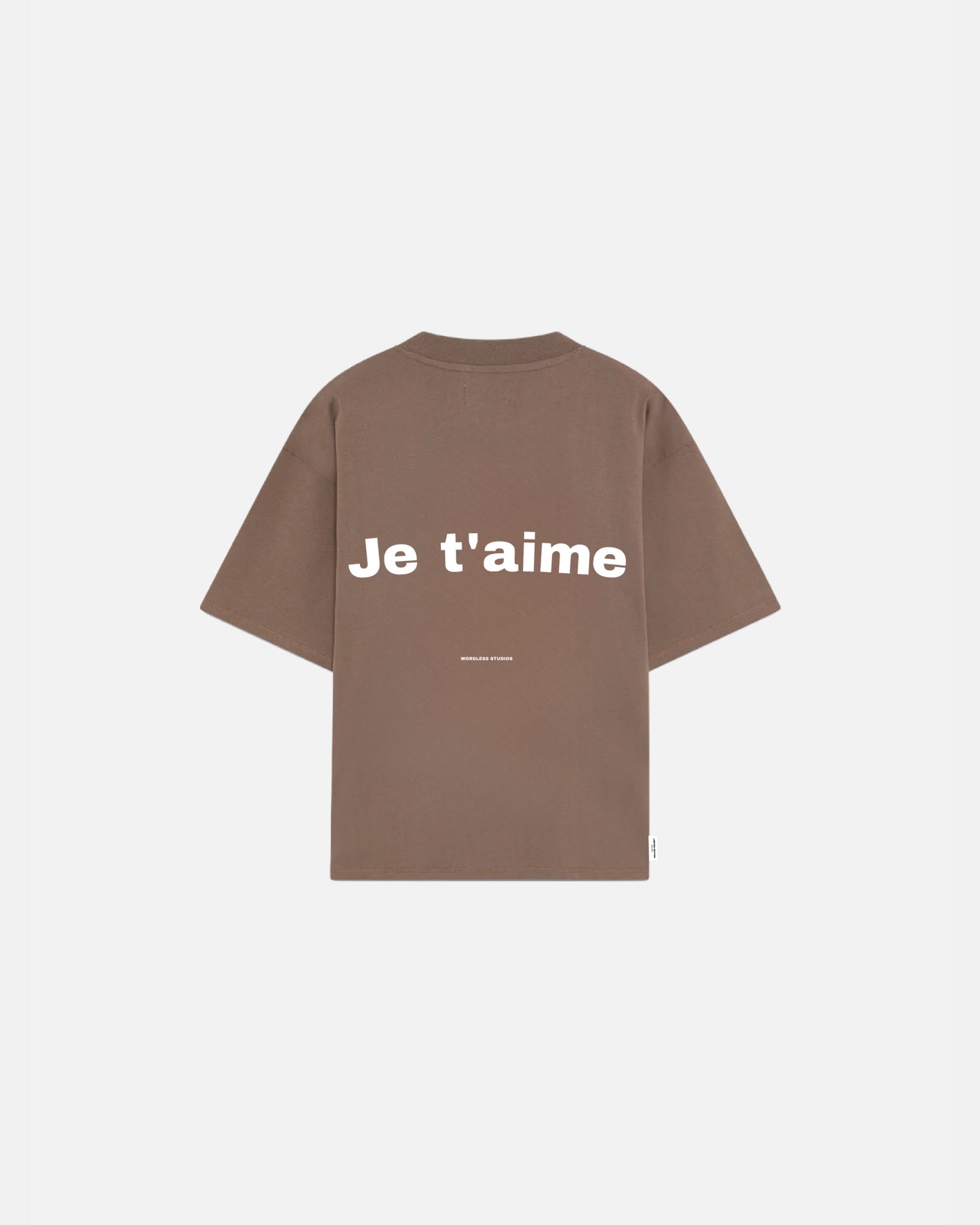 WORDLESS PARIS Je T'Aime Boxy Tee 300