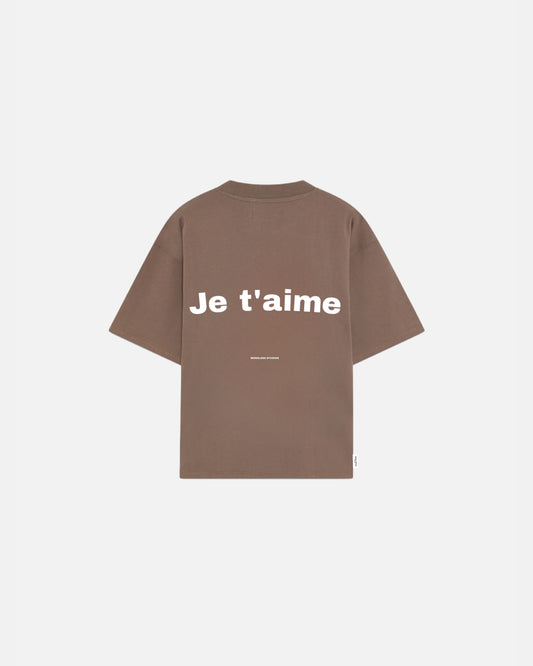 WORDLESS PARIS Je T'Aime Boxy Tee 300