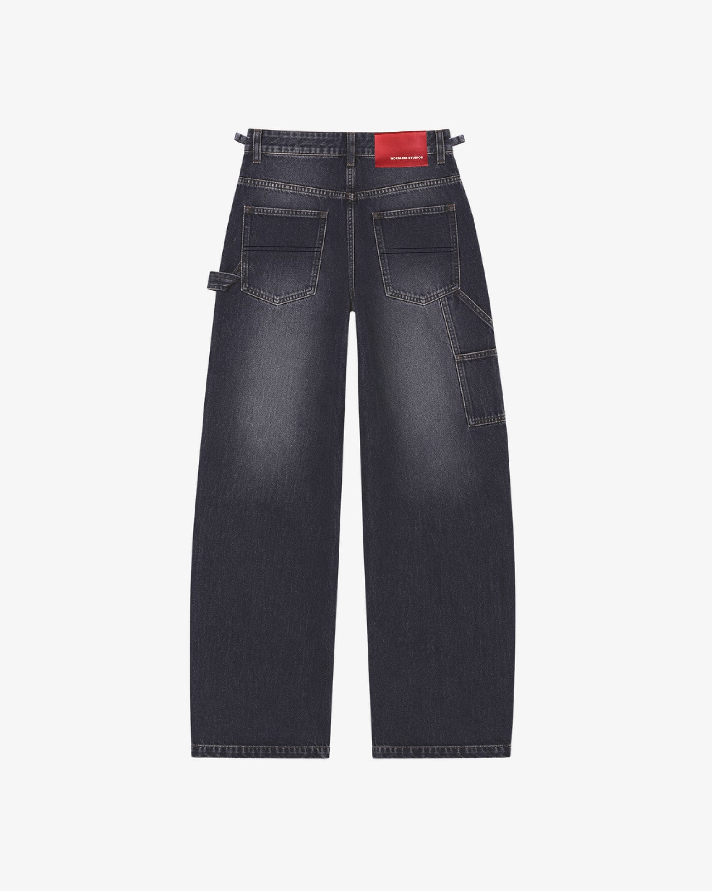 WORDLESS Womans Ash Ballon Denim Jeans