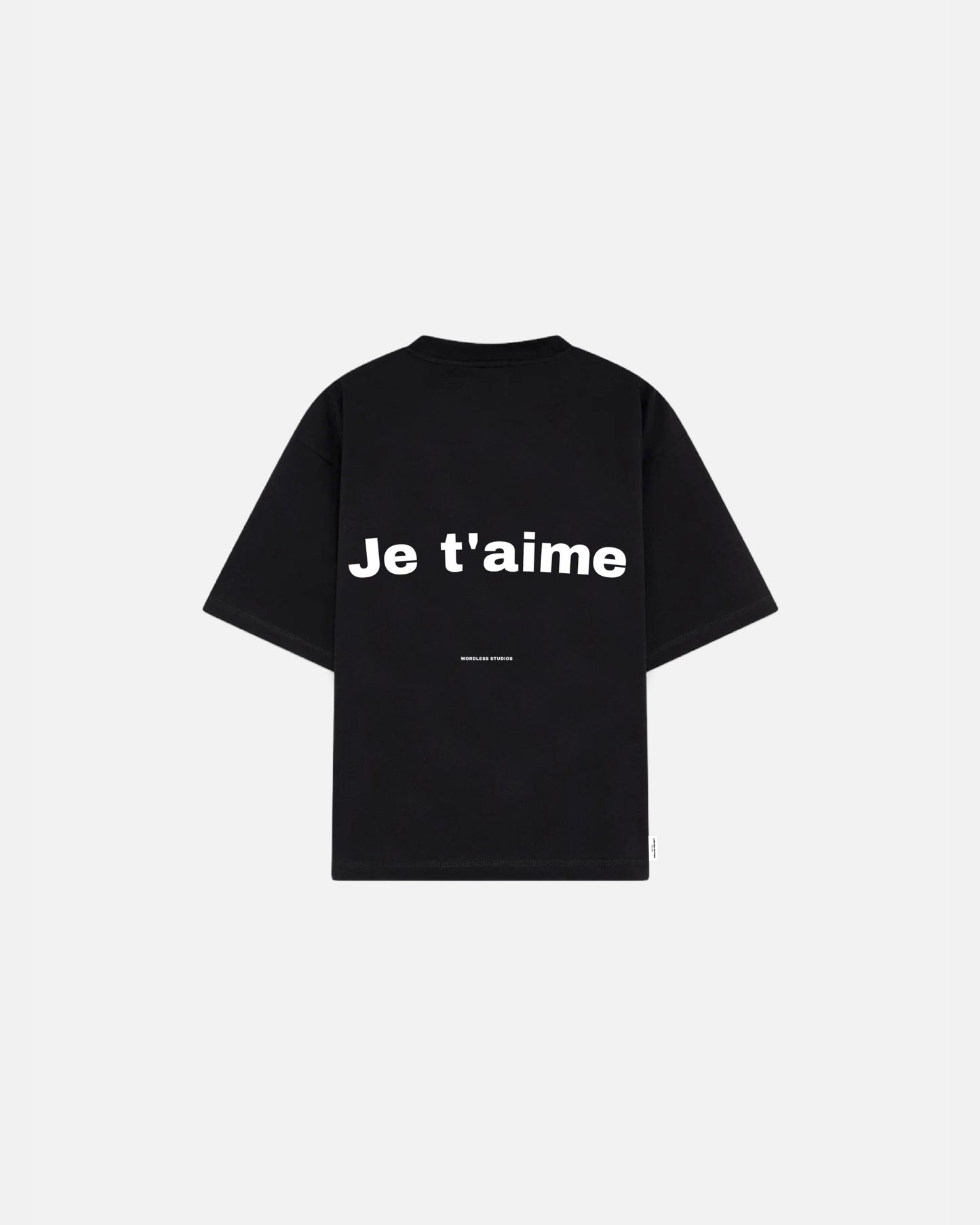 WORDLESS PARIS Je T'Aime Boxy Tee 300