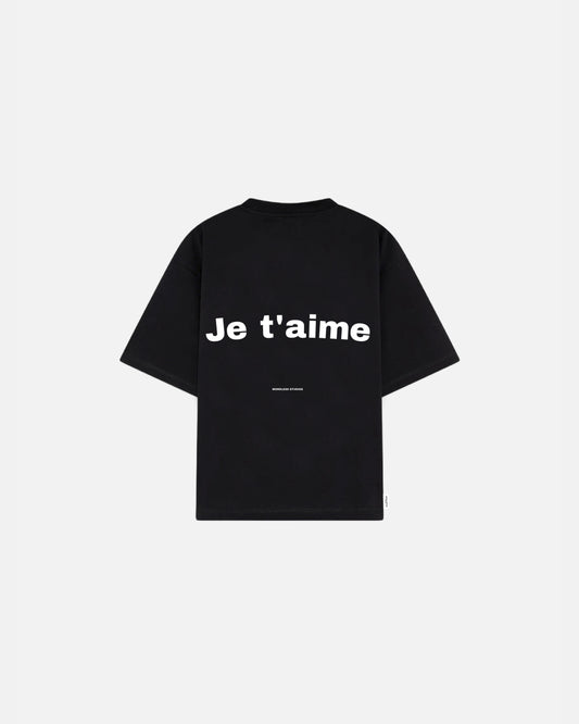 WORDLESS PARIS Je T'Aime Boxy Tee 300