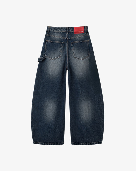 WORDLESS Ash Ballon Denim Baggy Jeans