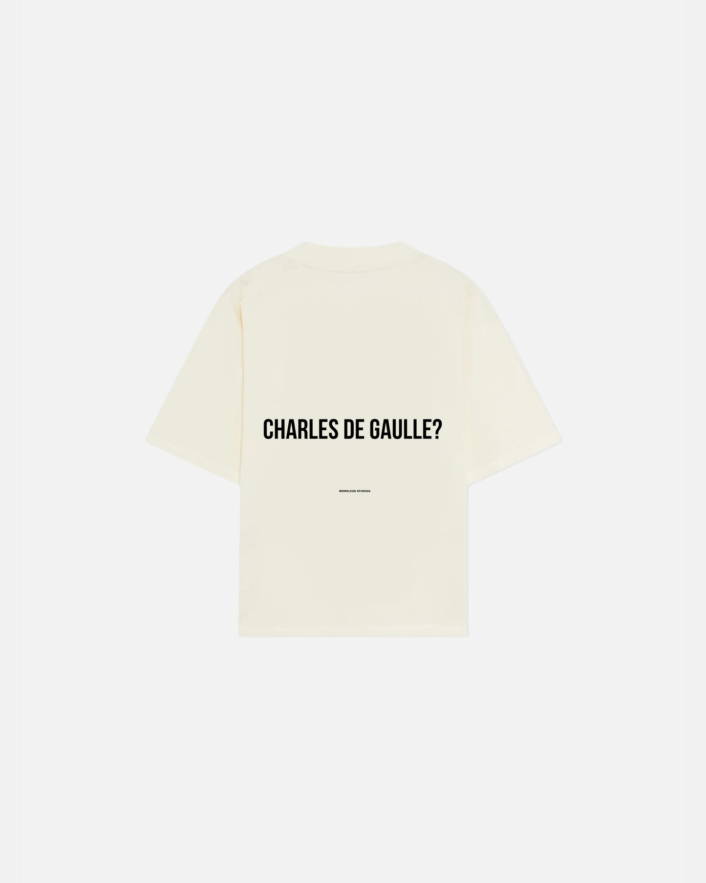 WORDLESS PARIS Charles De Gaulle Boxy Tee 300