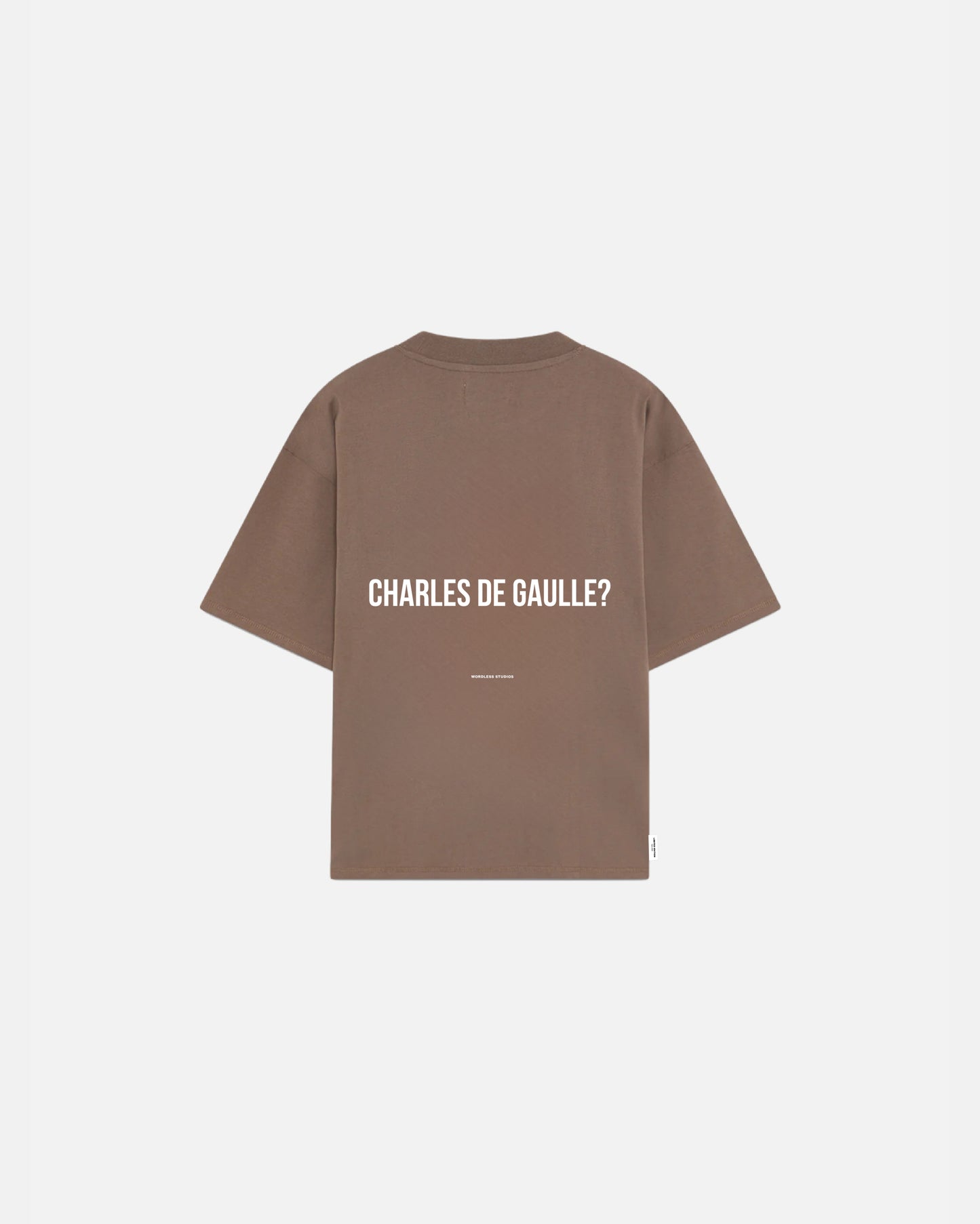 WORDLESS PARIS Charles De Gaulle Boxy Tee 300