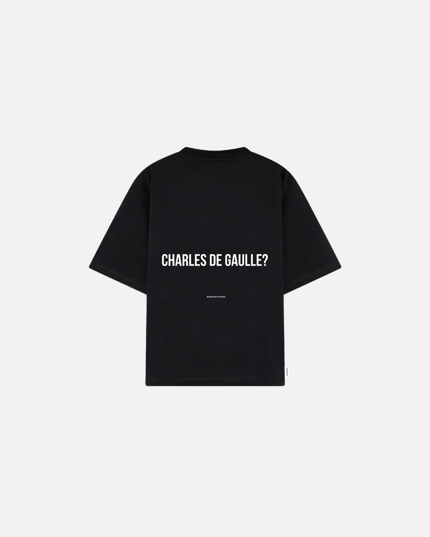 WORDLESS PARIS Charles De Gaulle Boxy Tee 300