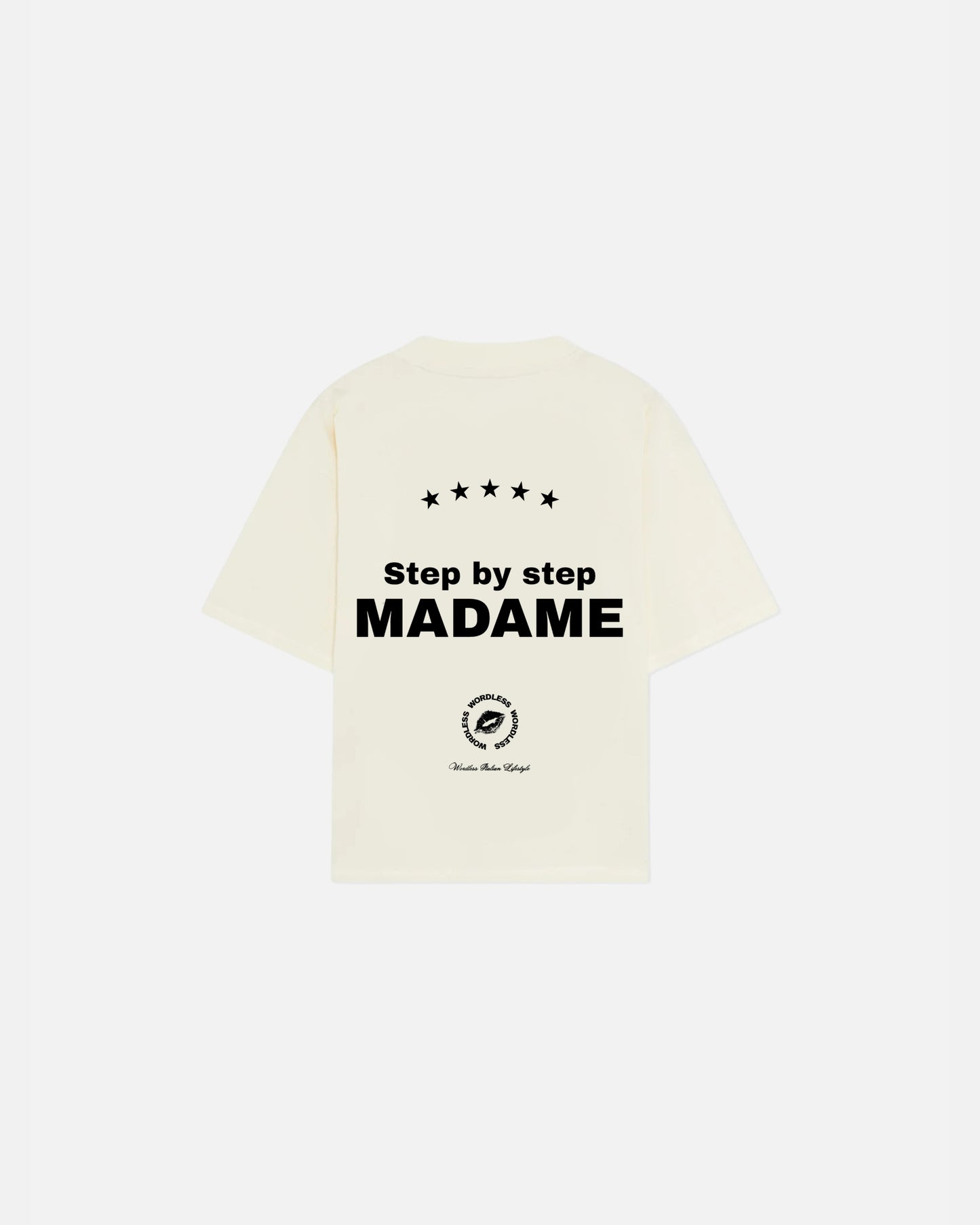 WORDLESS PARIS Madame Boxy Tee 300