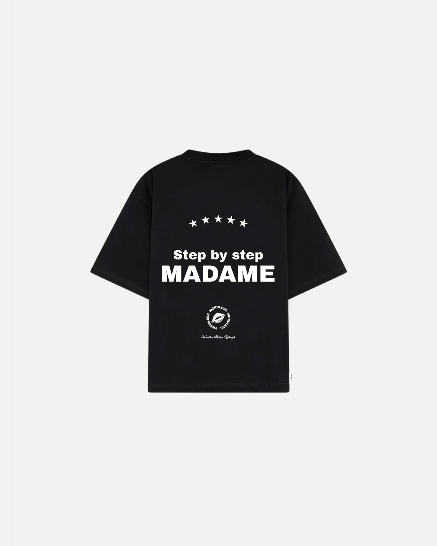 WORDLESS PARIS Madame Boxy Tee 300