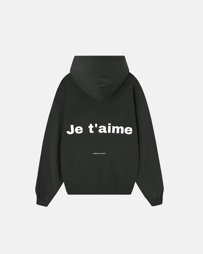 WORDLESS PARIS Je T'Aime Oversize Hoody 390
