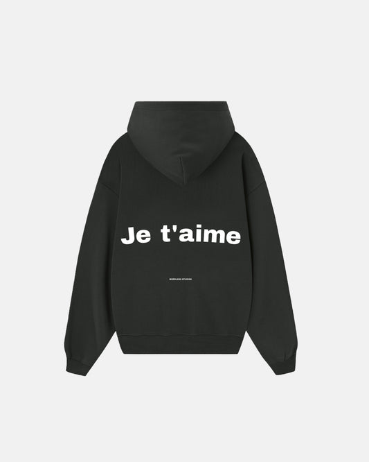 WORDLESS PARIS Je T'Aime Oversize Hoody 390