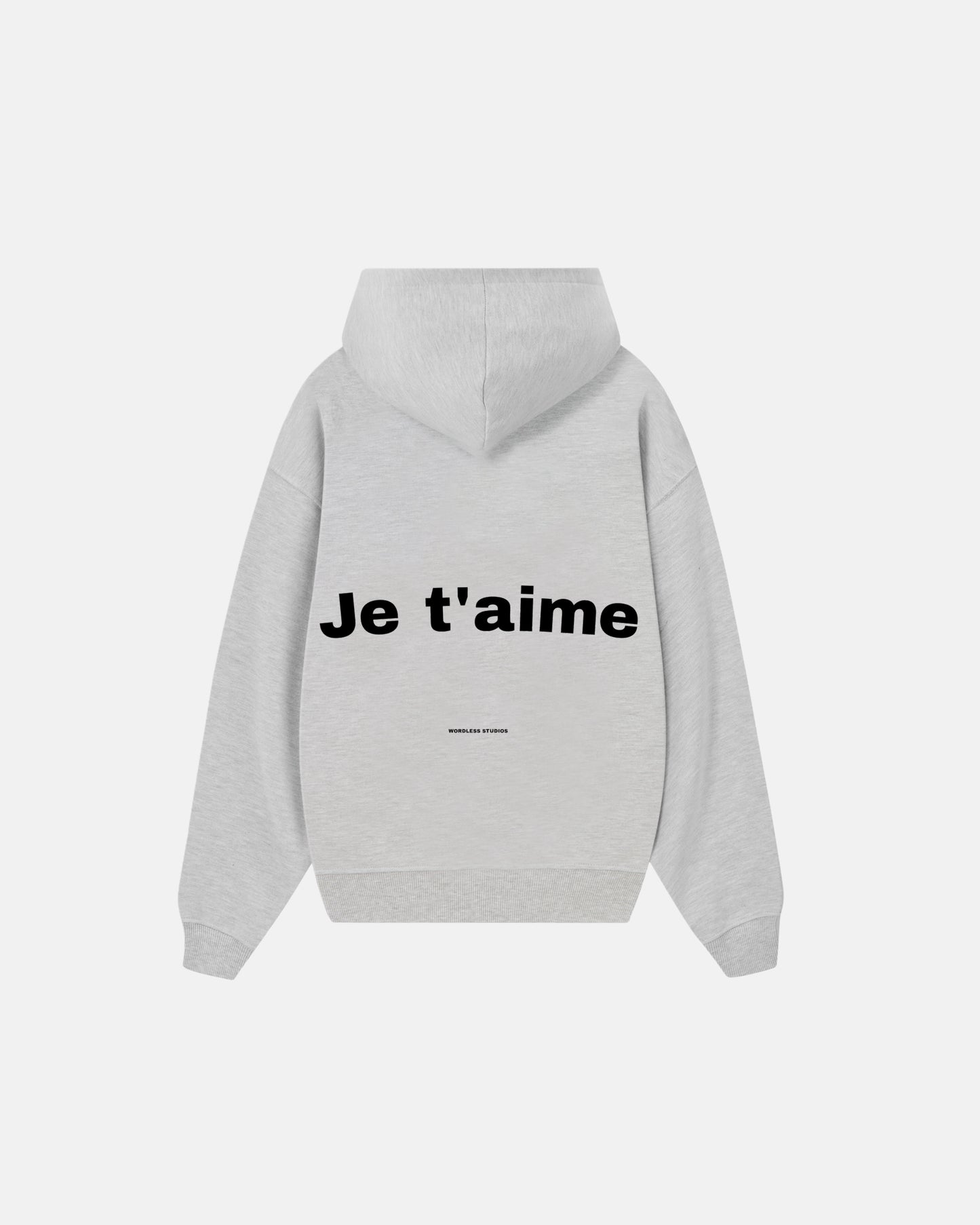 WORDLESS PARIS Je T'Aime Oversize Hoody 390