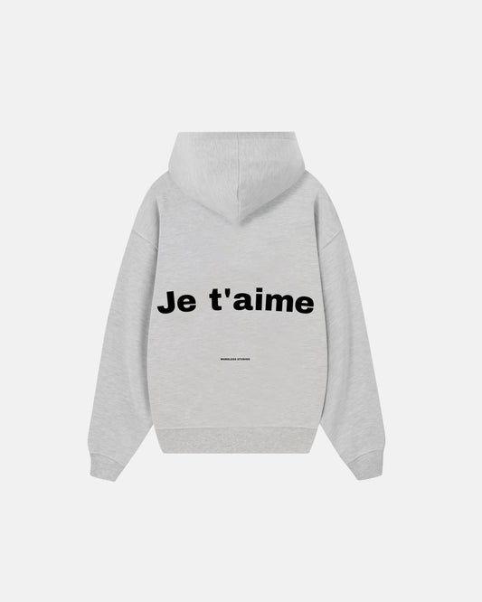 WORDLESS PARIS Je T'Aime Oversize Hoody 390