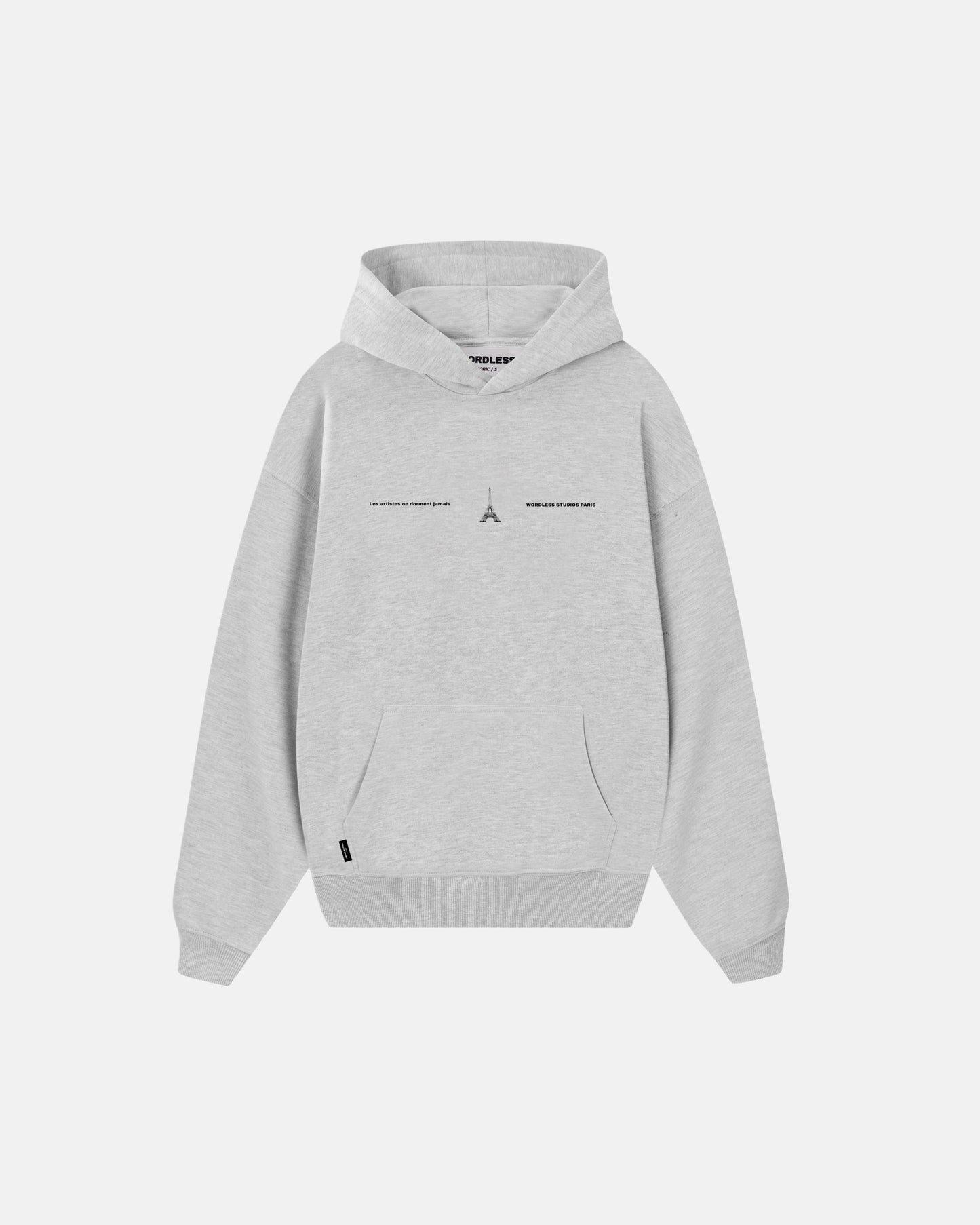 WORDLESS PARIS Charles De Gaulle Oversize Hoody 390