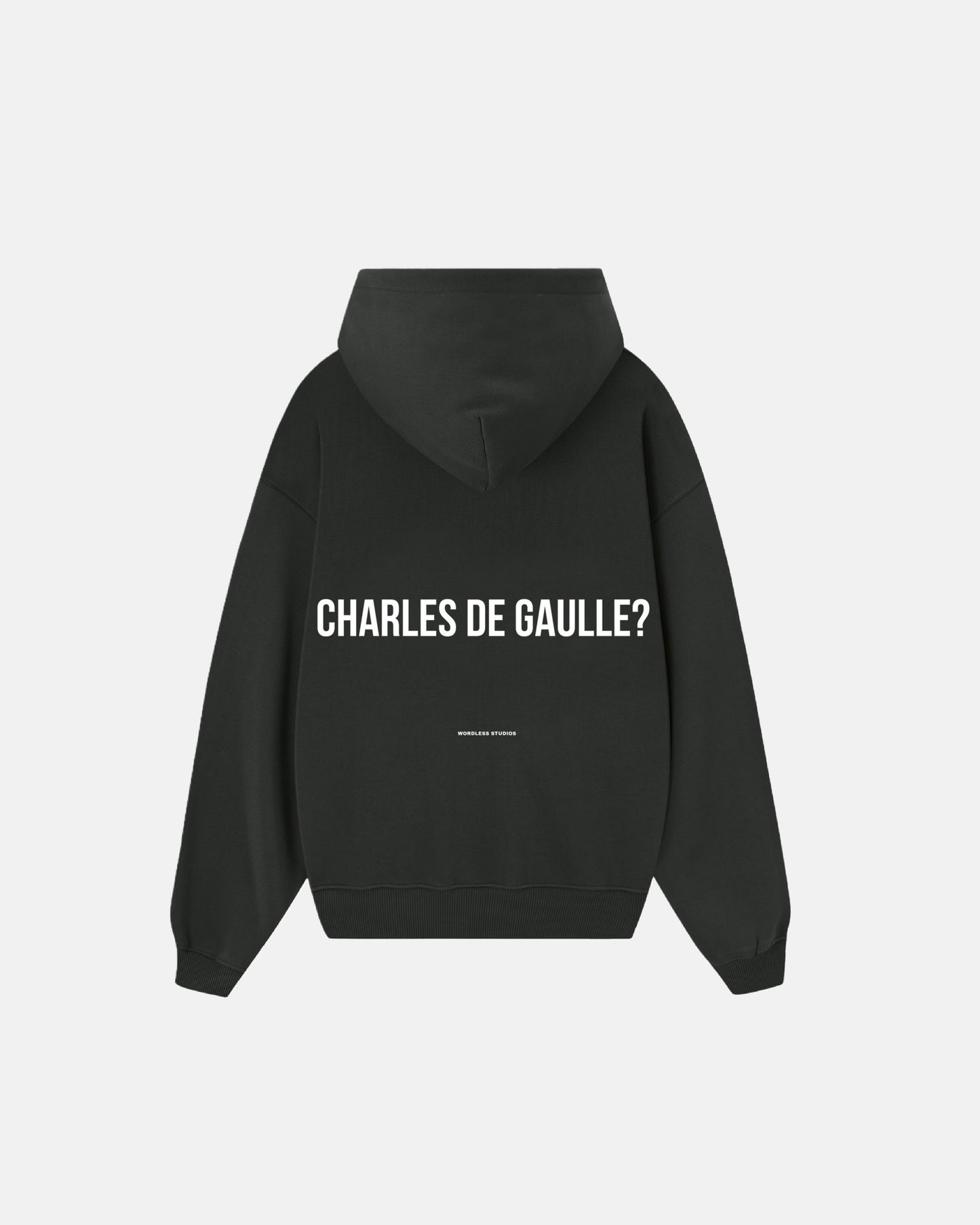WORDLESS PARIS Charles De Gaulle Oversize Hoody 390
