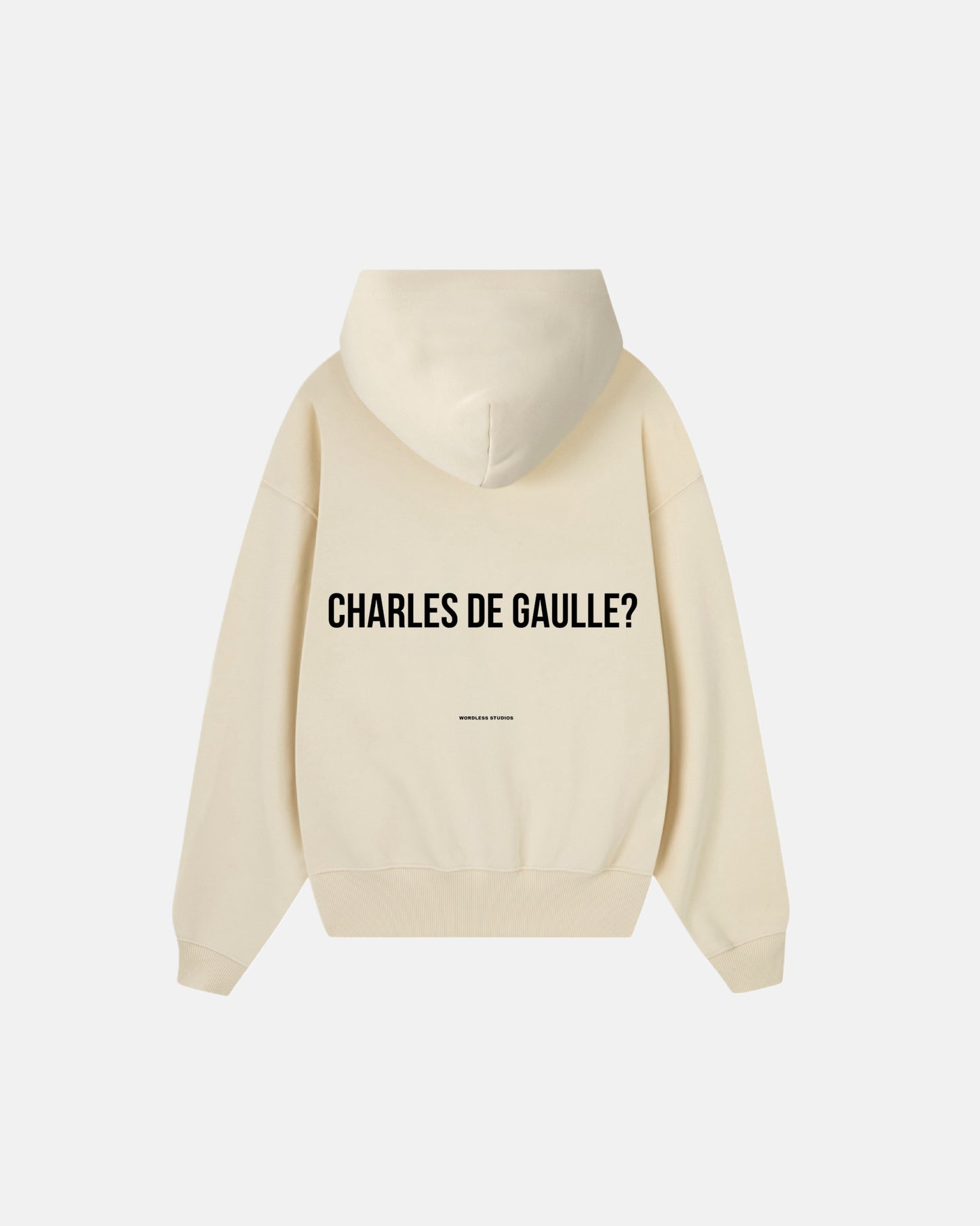 WORDLESS PARIS Charles De Gaulle Oversize Hoody 390