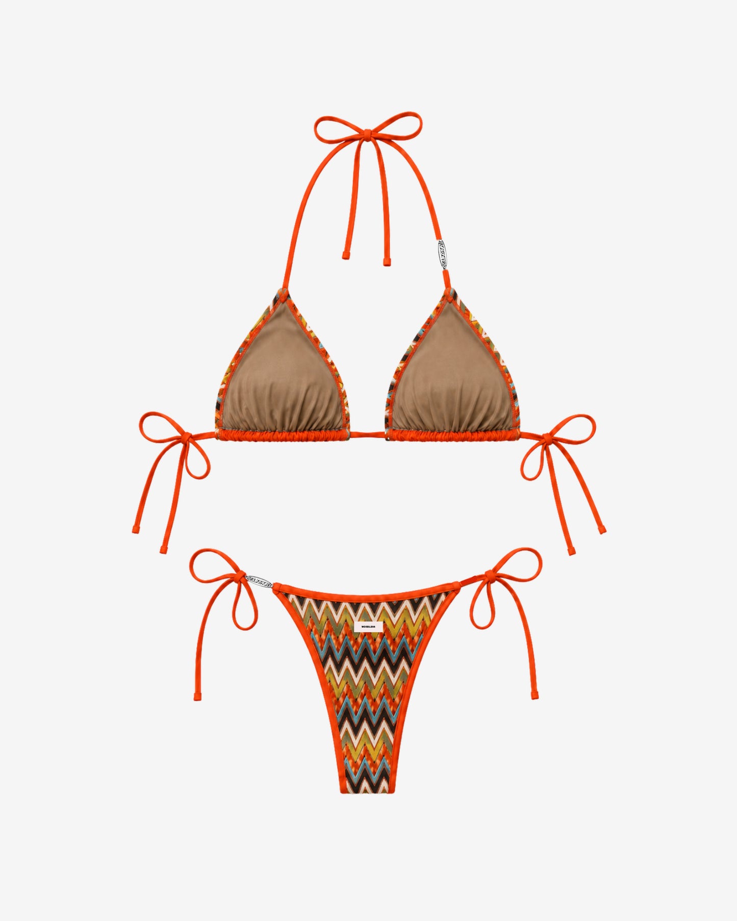 WORDLESS Womans Amalfi Knitted Bikini Set