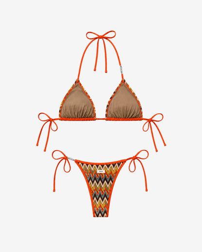 WORDLESS Womans Amalfi Knitted Bikini Set