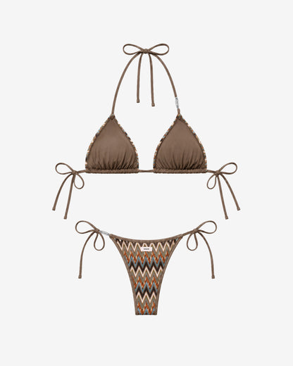 WORDLESS Womans Amalfi Knitted Bikini Set