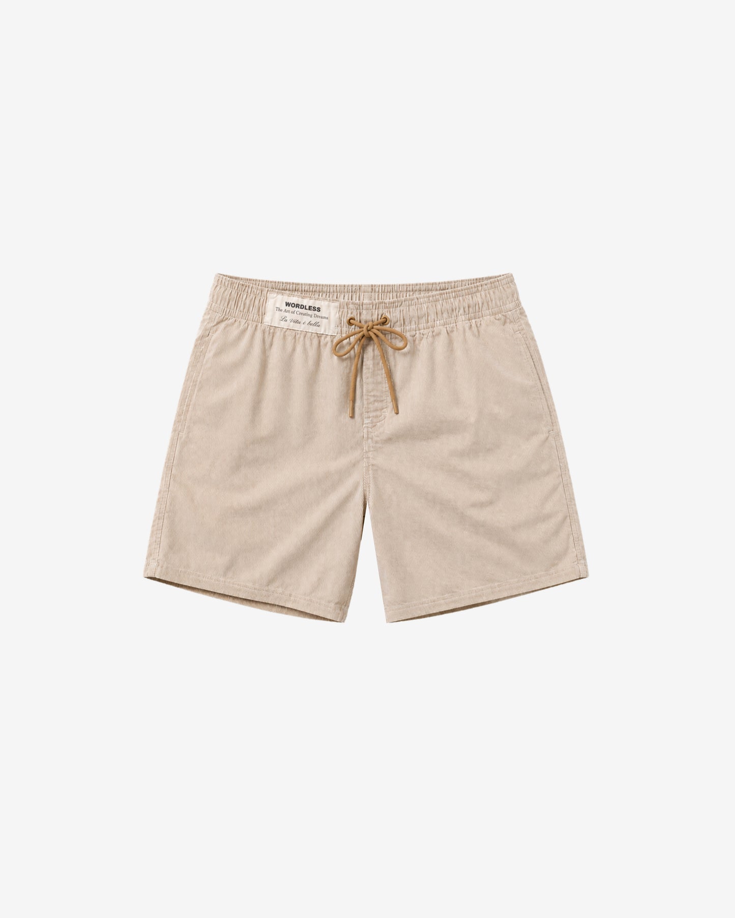 WORDLESS Mens Striped Swimshorts