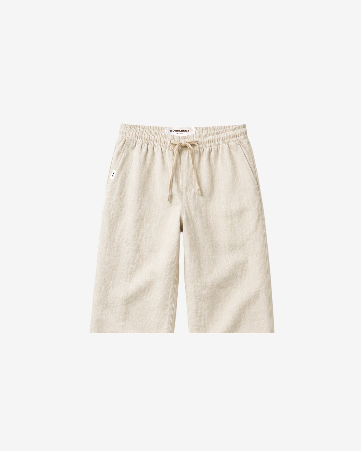 WORDLESS 100% Linen Jorts Pants