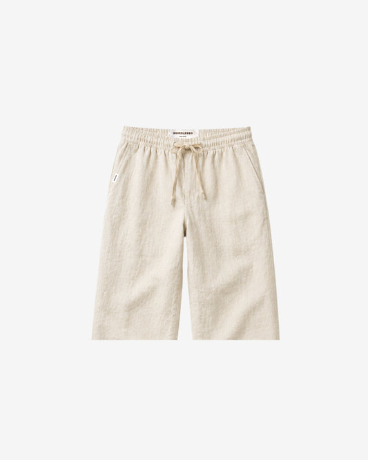 WORDLESS 100% Linen Jorts Pants