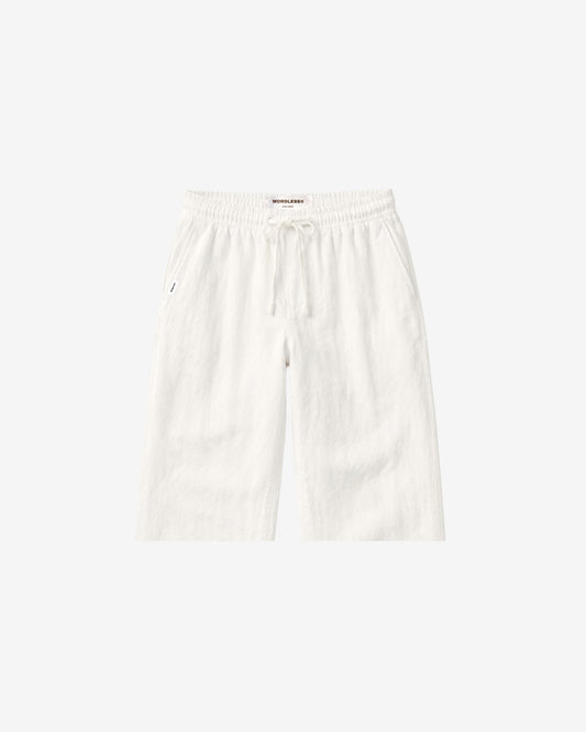 WORDLESS 100% Linen Jorts Pants