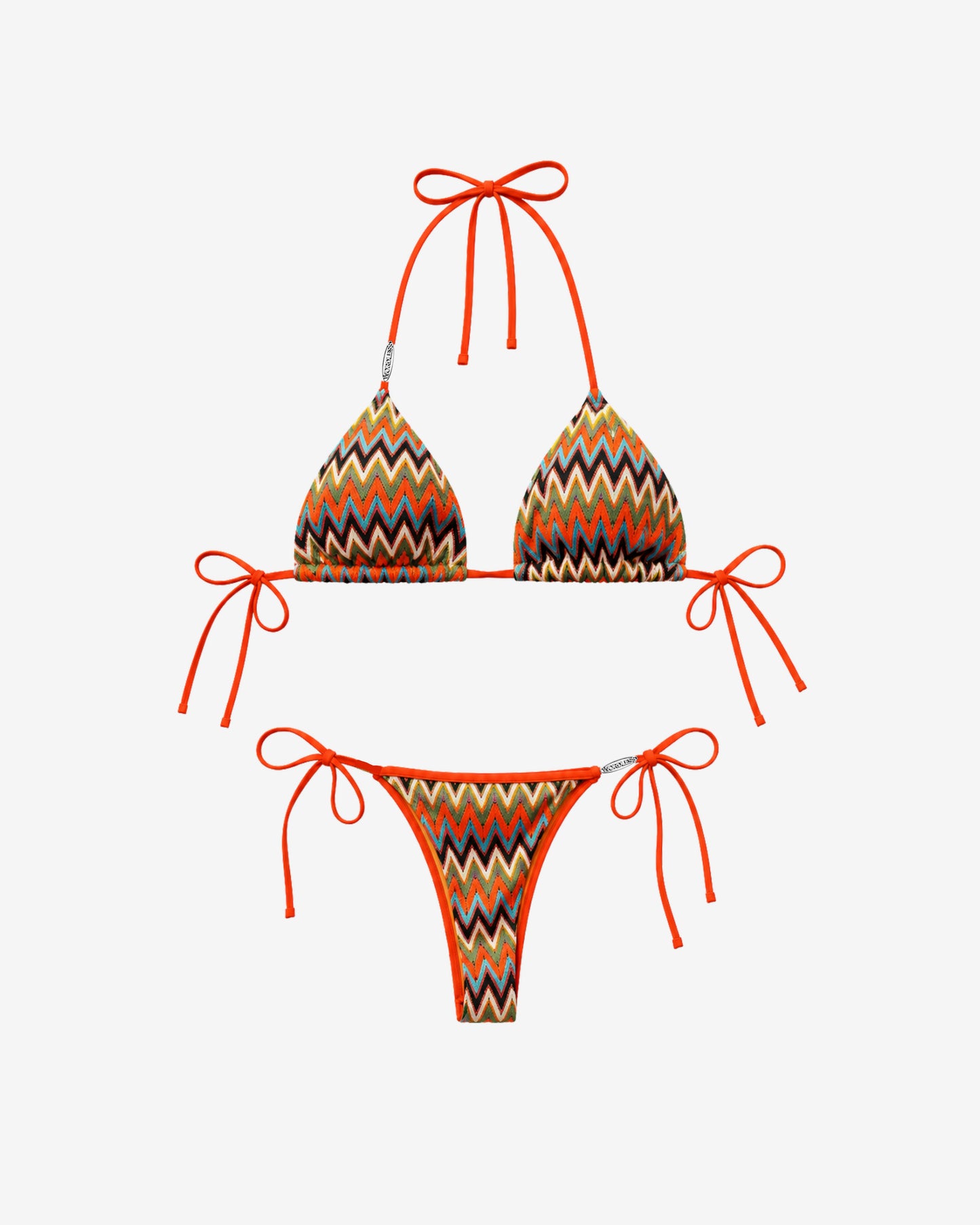 WORDLESS Womans Amalfi Knitted Bikini Set