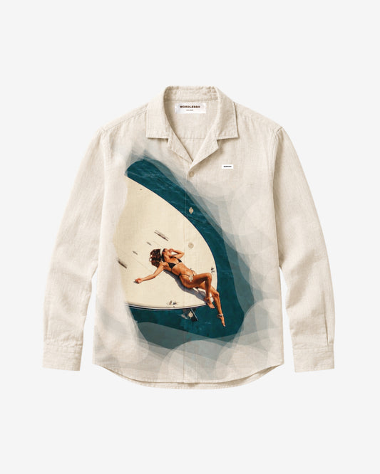WORDLESS 100% Linen Shirt Amalfi Coast Limited Edition
