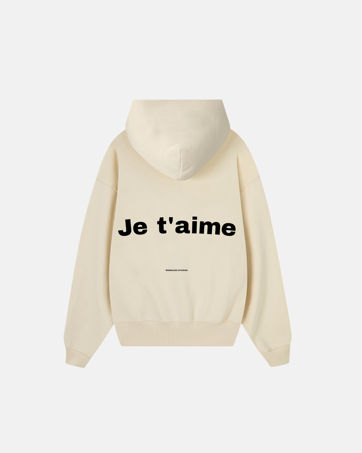 WORDLESS PARIS Je T'Aime Oversize Hoody 390