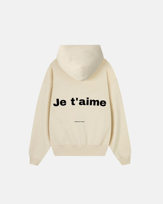 WORDLESS PARIS Je T'Aime Oversize Hoody 390