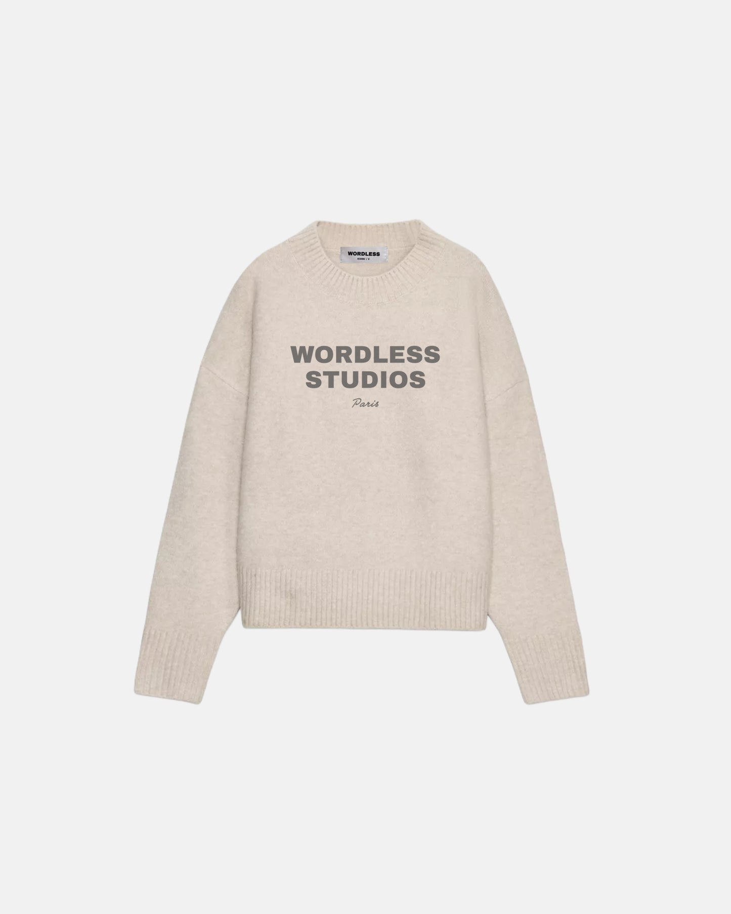 WORDLESS PARIS Studios Soft Pullover