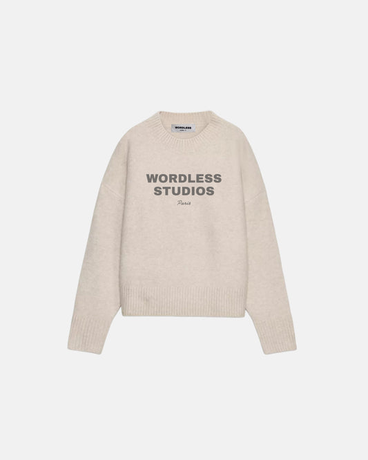 WORDLESS PARIS Studios Soft Pullover