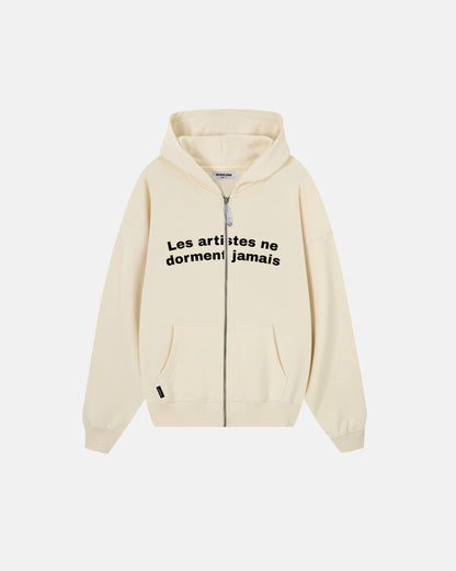 WORDLESS PARIS Les Artistes Oversize Zip Hoody 390