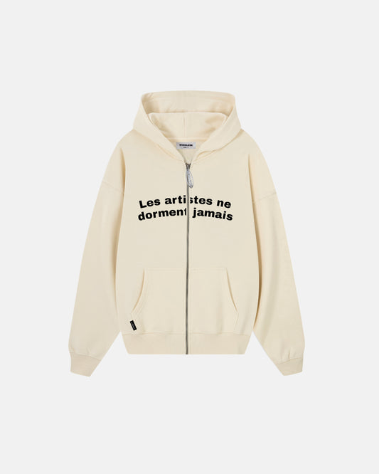 WORDLESS PARIS Les Artistes Oversize Zip Hoody 390