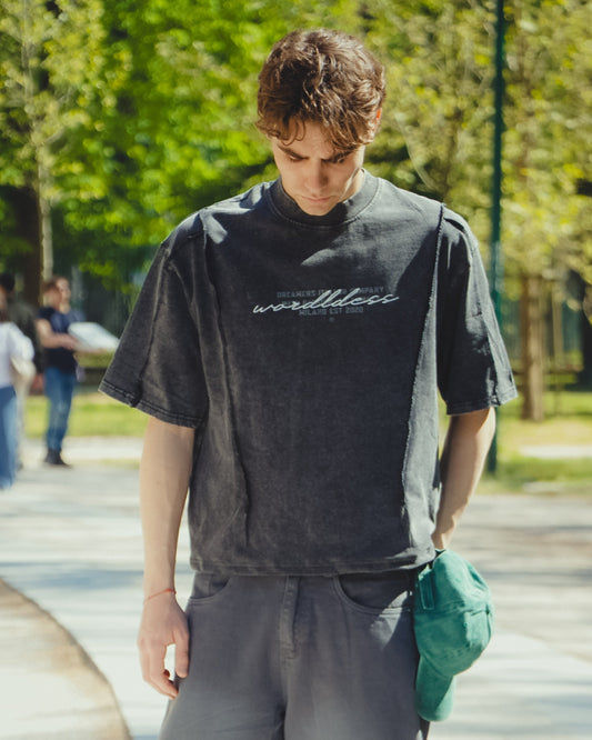 WORDLESS Studios Ash Reverse Tee 350