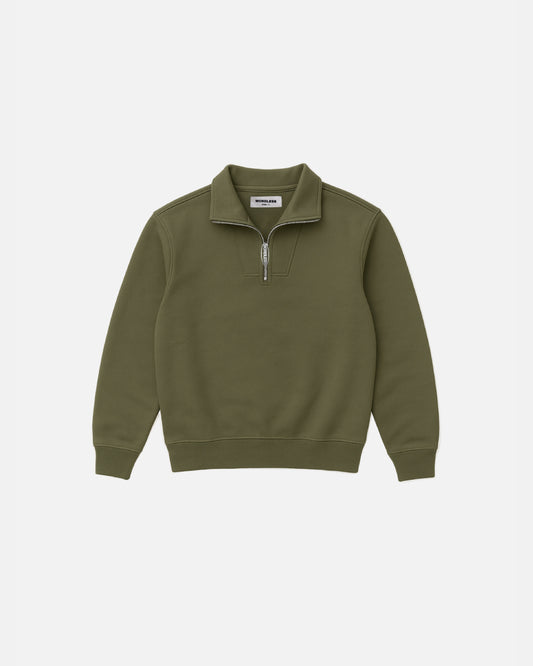 WORDLESS ICONIC Half Zip Pullover