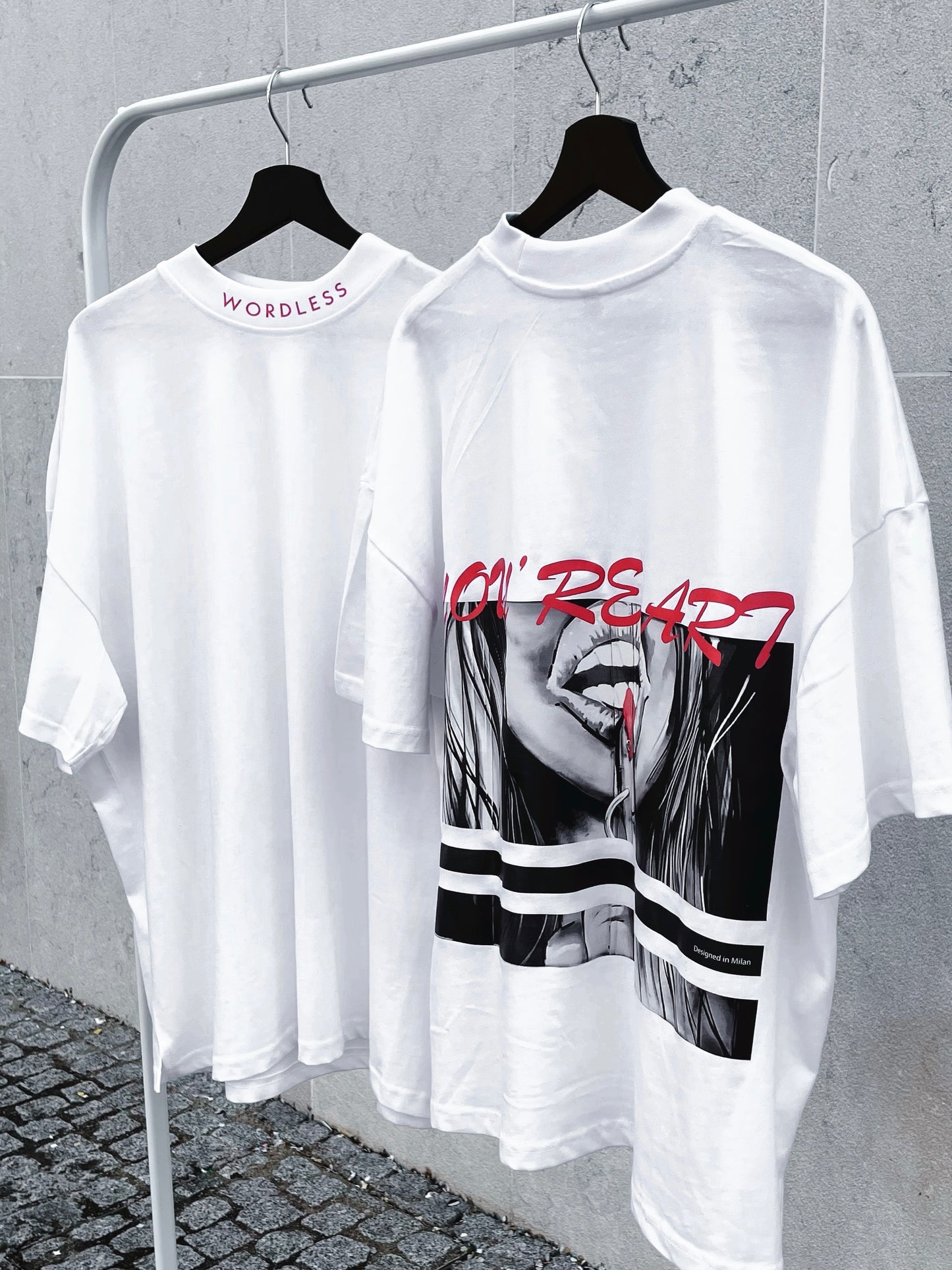 WORDLESS LADIES OVERSIZED TEE YOU’RE ART SS23