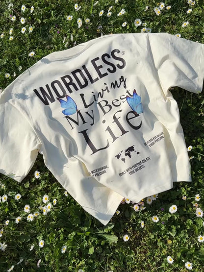 WORDLESS LIFE BOXY TEE 300 BY COMMUNITY