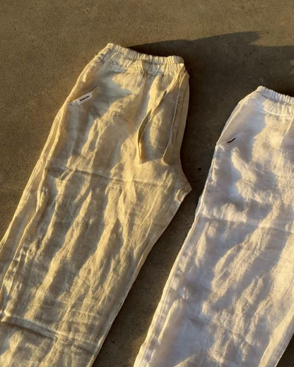 WORDLESS 100% Linen Jorts Pants